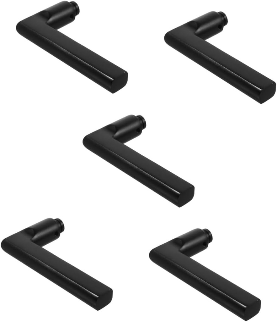 Gadpiparty 5pcs Sturdy Door Handle Finish Easy Install Door Knob for Front Bathroom and Bedroom