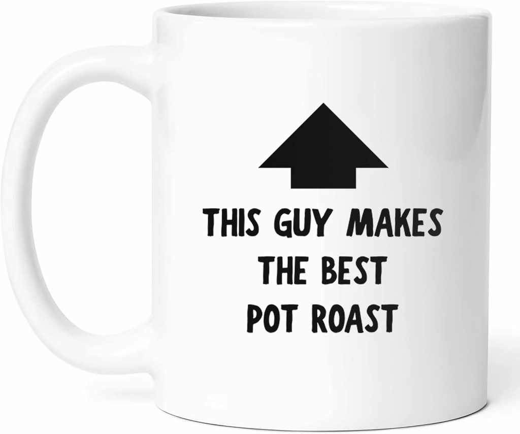 Best Pot Roast Cook Mug - Slow Cooker Coffee Cup - Funny Gift From - Meal Tea Mugs - Dinner Cups - 11 Oz Ceramic Gifts For Home Birthday, Him, Her, Christmas, Family Gathering, Holiday Feast, Prep