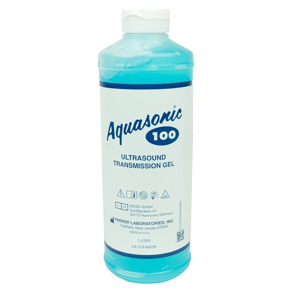 Aquasonic Ultrasound Gel Blue 1 Liter Bottle 01-34 (1 Each)