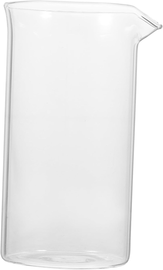 Gatuida Espresso Pot Beaker Enhanced Cup for Tea Brewing Capacity Glass French Coffee Press