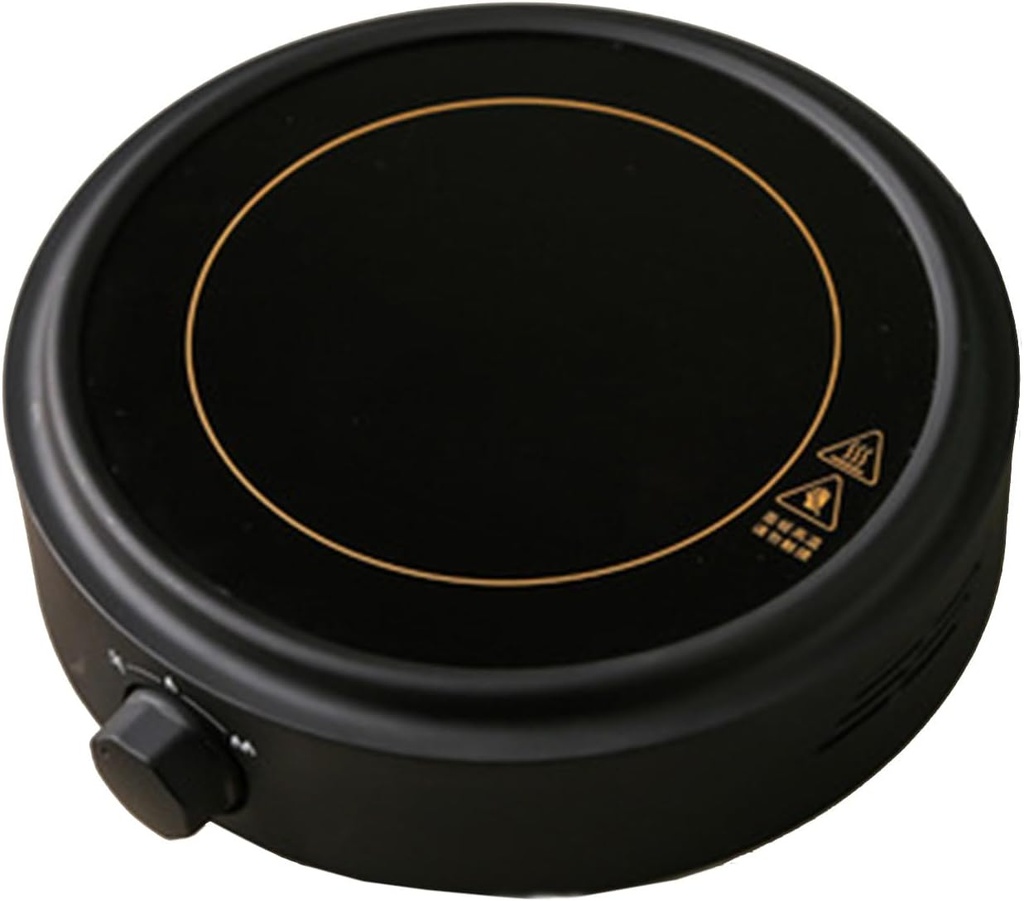 Small Household 220V Coffee Stove Electric Tea Stove Tea Maker Electric Ceramic Stove Waterproof Microcrystalline Panel,Black