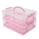 CHILDWEET Cake Carrier Box Handheld Cake Storage for and Desserts Reusable Design for Parties and Events