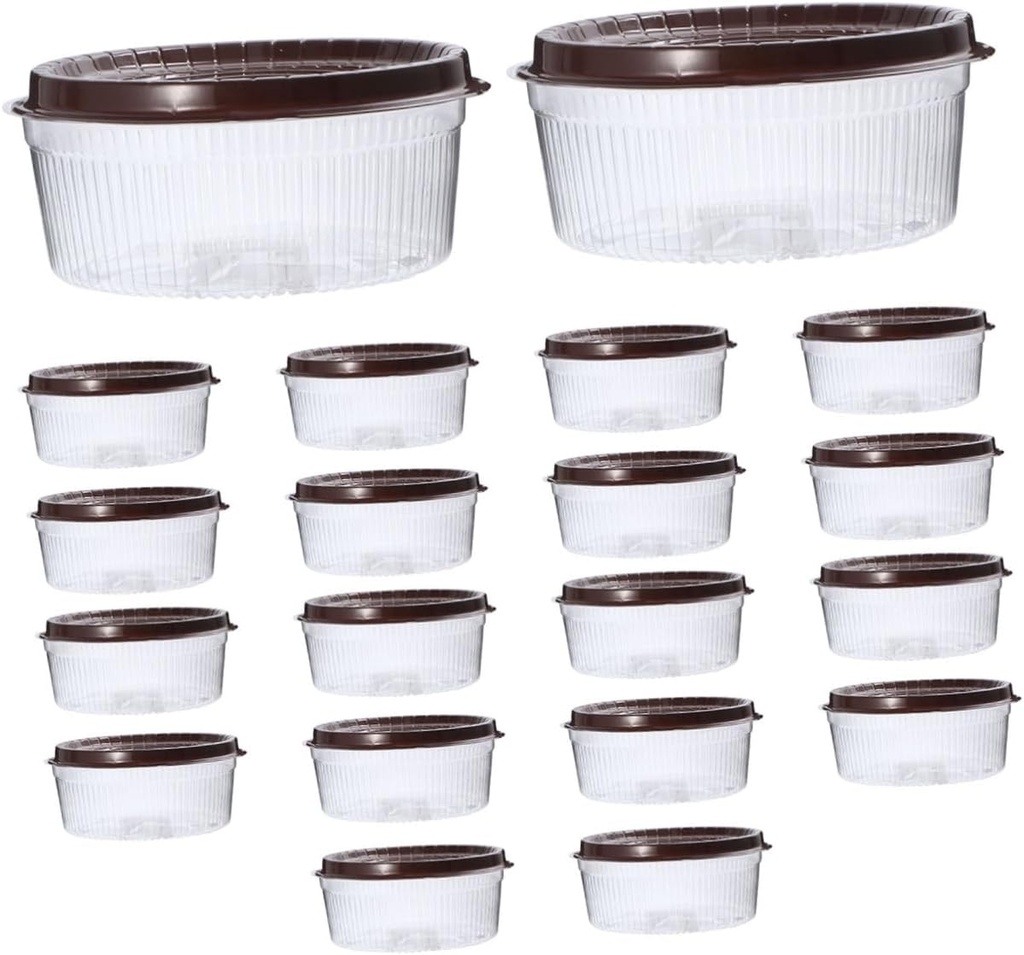 STOBAZA Single Cupcake Boxes Plastic Cake Boxes Cake Transport Container for Sale