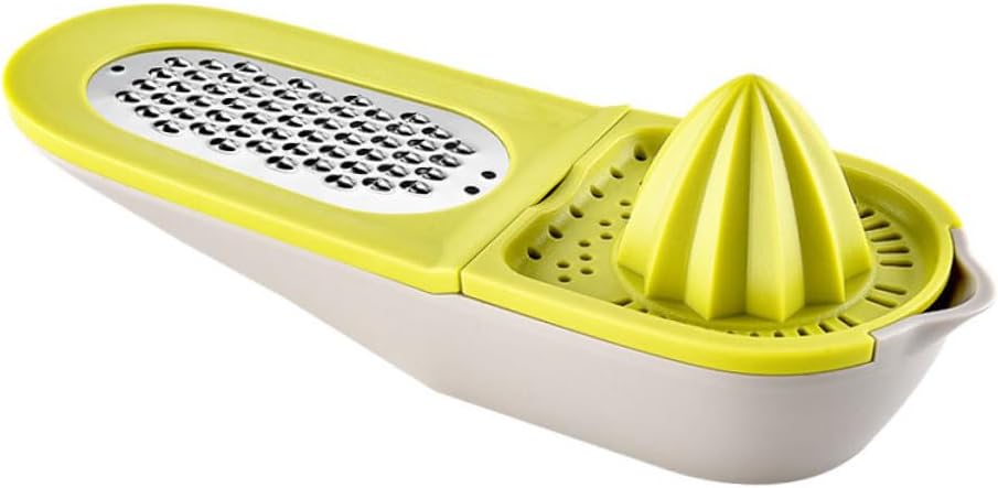 Zerodeko Manual Lemon Squeezer Citrus Juicer Set Cheese Grater Handheld Fruit Squeezer for Lemon Orange Grapefruit