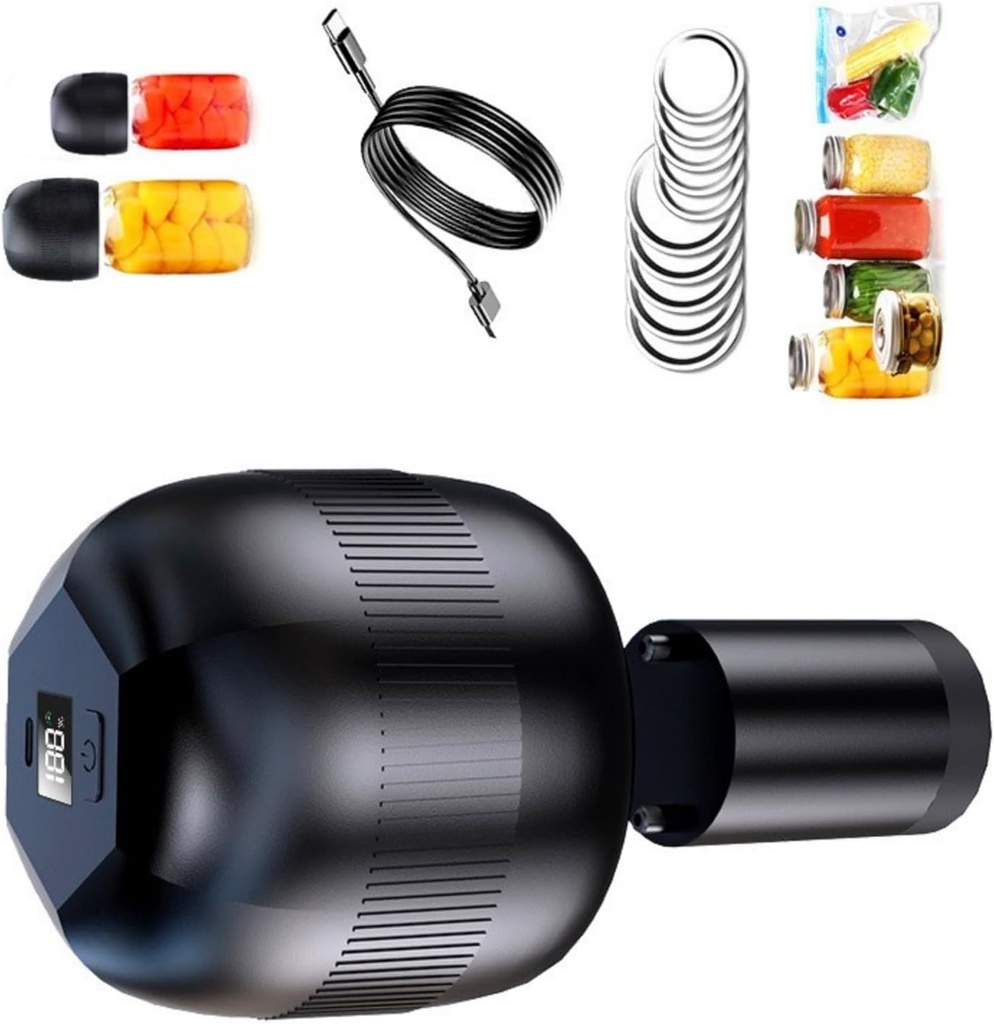 Multi Function Vacuum Sealer Machine For Regular Mouth Jar Bags Lunch Boxes Food Preservation Device Kitchen Appliance Jar And Bottle Sealer