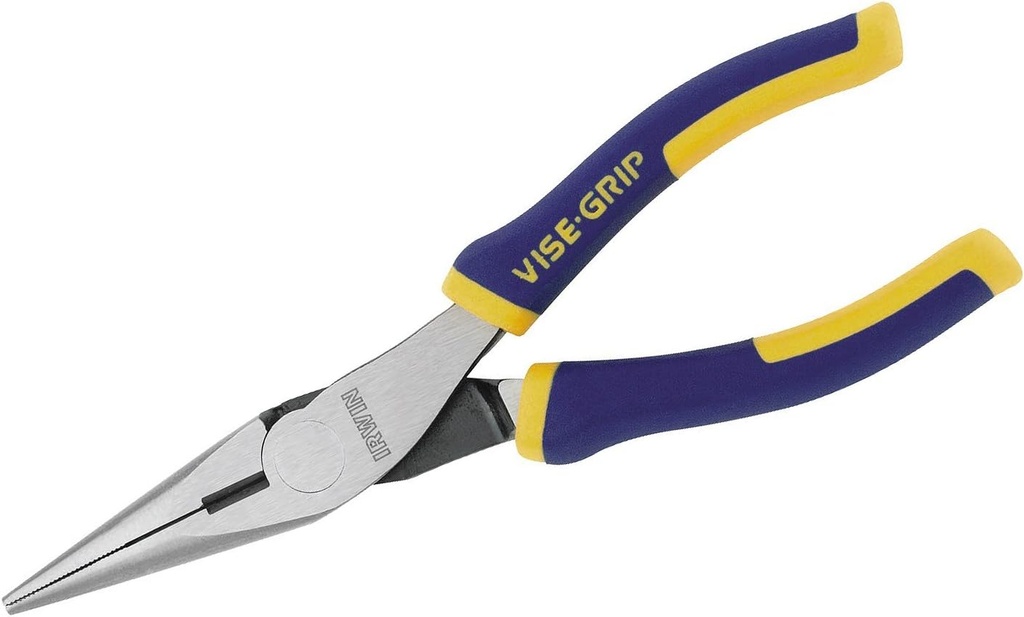 IRWIN VISE-GRIP Pliers, Long Nose Pliers, 6 Inch, For Heavy Duty Cutting and Bending (2078216)