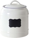 Ceramic Sugar Bowl, Cookie Jars For Kitchen Counter, Flour And Sugar Containers Ceramic, Kitchen Canisters For Countertop, Ceramic Airtight Jar-red-1500ml/53oz ( Color : White3 , Size : 750ml/26.5oz )