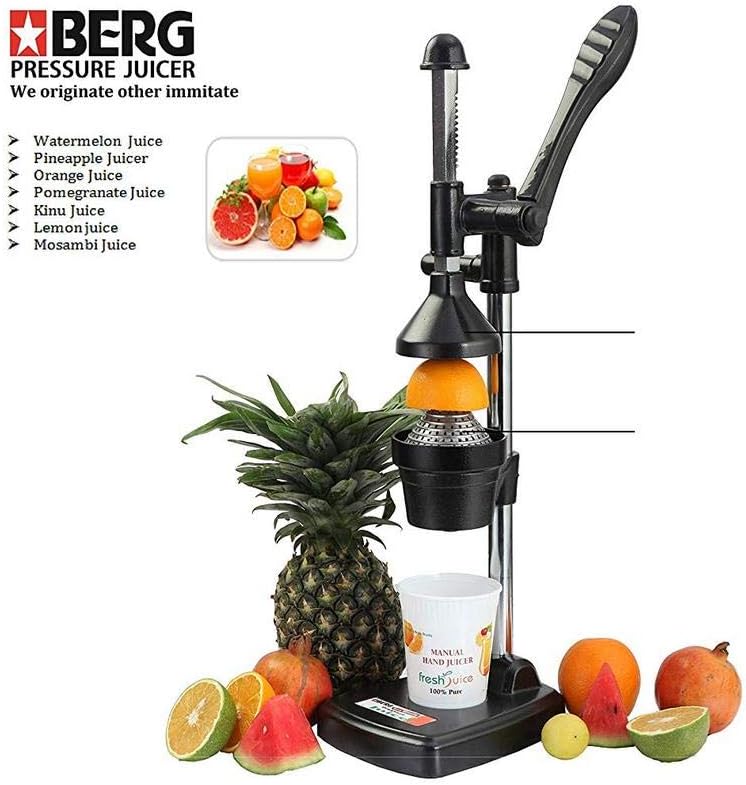 Juicer Hand Press Manual Fruit Juicer Juice Squeezer Citrus Orange, Lemon, Pomegranate