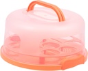 Portable Thickened Cake Box with Tray and Handle Reusable Fresh Keeping Cake Storage Case for Bakery Home Birthday Parties and Transport