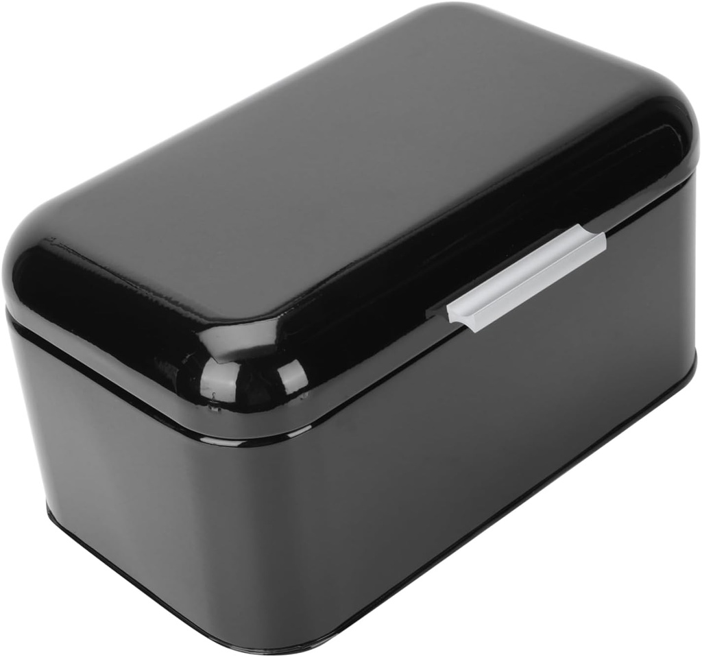 Metal Bread Box Storage Jar Bread Keeper Bin Storage Bin Lid Kitchen Counter Organizer