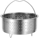 Steamer Basket for Cooking, Stainless Steel Vegetable Steamer Basket Insert for Pressure Cookers Pots Accessories (Outer Dia.20cm/7.8")