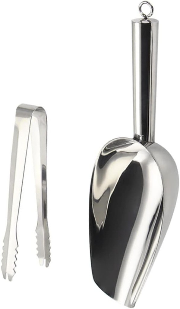 Multi-functional Ice Shovel Clip 2pcs Ice Cube Shovel Tong Odorless Anti-slip Handle