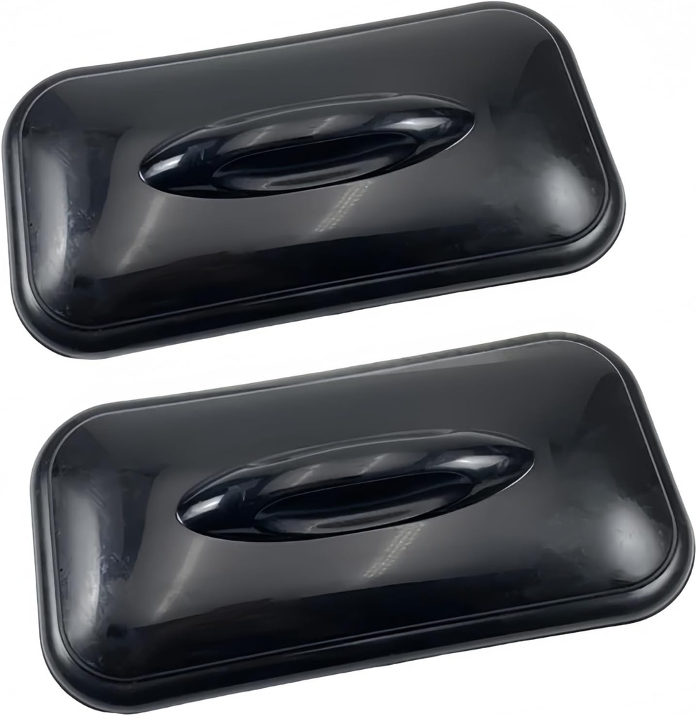 A Pair Top Covers Upscale Fittings Lids Length 36cm Width 18.5cm,Compatible for GS BJ Soft Ice Cream Machines Accessories