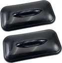 A Pair Top Covers Upscale Fittings Lids Length 36cm Width 18.5cm,Compatible for GS BJ Soft Ice Cream Machines Accessories
