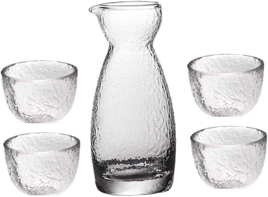 BESTOYARD 1set Japanese Sake Glass Set Fancy Wine Glasses Fine Craftsmanship for Friends