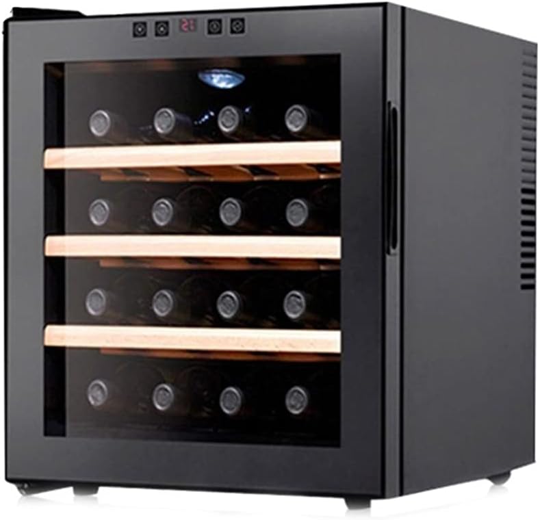 16-Bottle Wine Refrigerator Wine Cabinet, Temperature-Controlled Independent Wine Cellar, Desktop Small Ice Bar, Wine Cooler