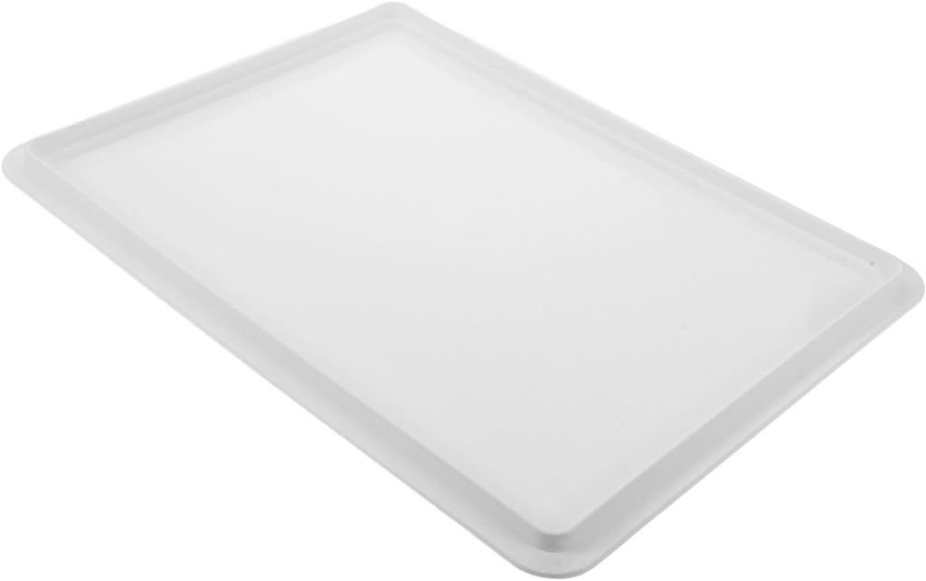 White Pizza Dough Proofing Box Lid Replacement Plastic Air Tight Seal for Homemade Bread Dough Storage Kitchen Baking Supplies