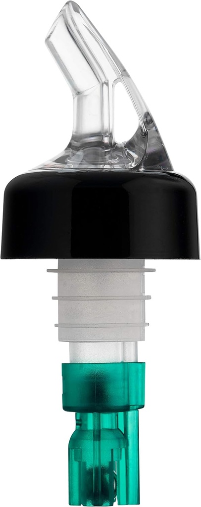 [1 PACK] Measured Liquor Bottle Pourers 1 oz (30 mL) - Collared Automatic Measured Bottle Pourer - No Cracks, No Leaks, Bar Spouts, Quick Shot, Spirit, Wine, Bar Cocktail Dispenser