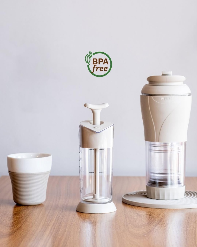 Ultimate Coffee Lover’s Kit – Milk Frother, Portable French Press & Espresso Cup