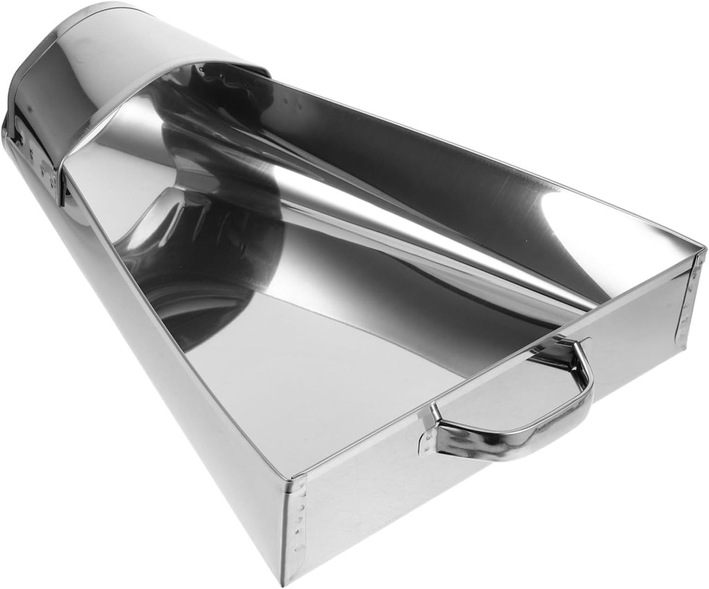 Stainless Steel French Fry Shovel and Popcorn Scoop Tool for Snacks and Desserts Multi-purpose Kitchen Shovel for Mixing Serving and Cooking