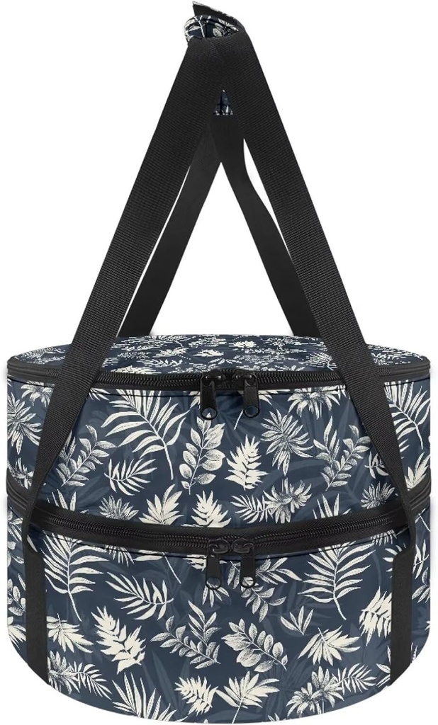 Leaves Casserole Dish Carrier Keeps Food Warm Casserole Carrier for Hot or Cold Food Water-Resistant Picnic Food Carrier Easy Cleaning Cake Carrier Casserole Dish Carrying Case