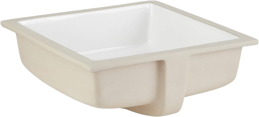 Signature Hardware 447964 Destin 16" Vitreous China Undermount Bathroom Sink - White