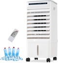 SIMOE 3-IN-1 Evaporative Air Cooler, Portable Air Cooler with Remote Control and 4 Ice Packs, Cooling Fan Humidifier w/7H Timer 3-Speed and 3 Modes, 1.6Gal Water Tank, 80°Oscillation