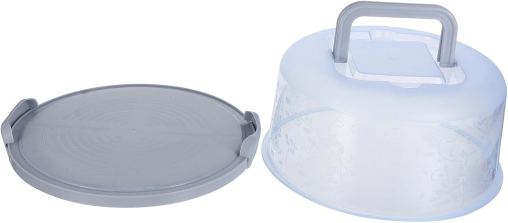 1 Pc Food Carrier Portable Cake Container Blue Cake Box Birthday Cake Box Cake Carrier