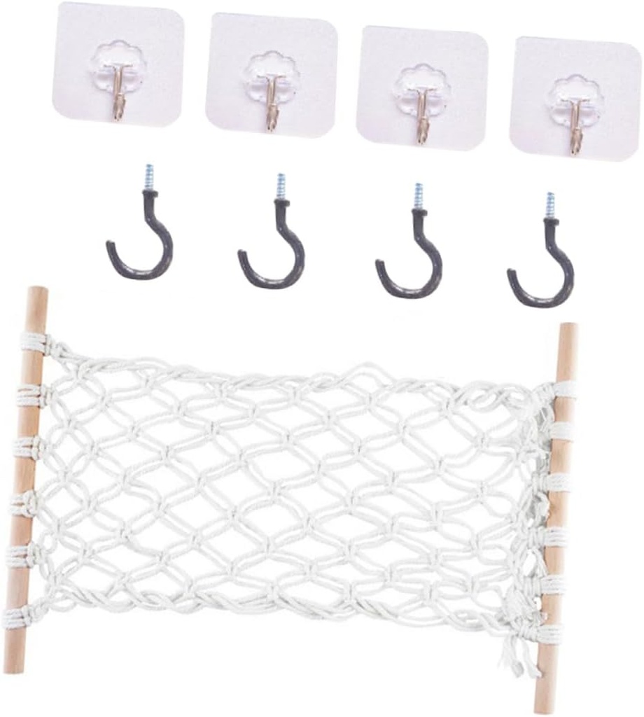 Banana Hammock Fruit Holder Macrame Organizer under Cabinet Fruit Basket for Kitchen