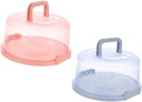 2pcs Portable Cake Packing Boxes Handheld Dessert Containers for of Birthday Cakes and Pastries
