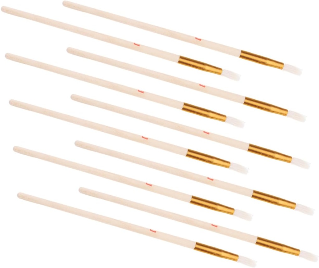 Yardwe 10pcs Pollination Brush for Plants Manual Self-pollinator Tool for Strawberries Vegetables and Hydroponic Gardens Easy Use Outdoor Gardening Supplies