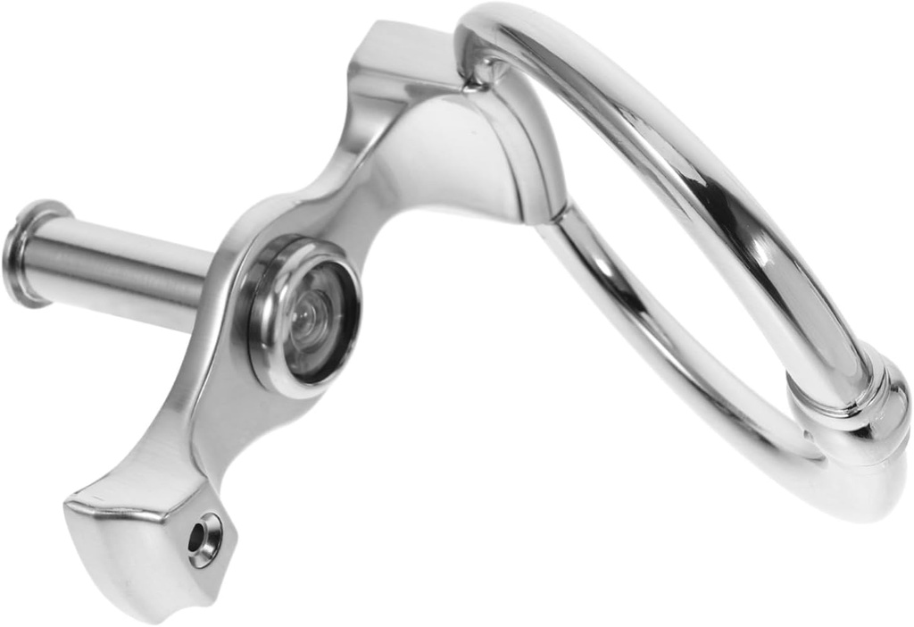 Generic Single Front Door Knocker Minimalist Ring Zinc Alloy Decorative Door Knocker Home Security Ring