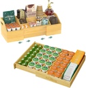 EsLuker.ly Coffee Station Organizer Countertop and Coffee Pod K Cup Holder Organizer for Drawer Insert