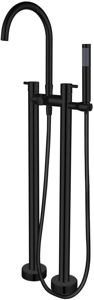 Vintage Tub & Bath Contemporary Double Post Freestanding Tub Faucet