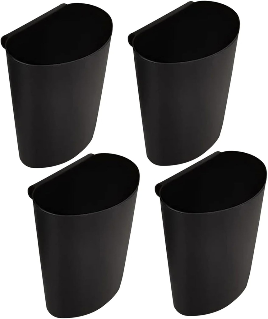 4Pcs Hanging Cup Holder, Portable Plastic Storage Basket Space Saver, Rolling Cart Accessories for Easy Organization in Kitchen Office Kids Room Hanging Cup Holder