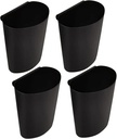 4Pcs Hanging Cup Holder, Portable Plastic Storage Basket Space Saver, Rolling Cart Accessories for Easy Organization in Kitchen Office Kids Room Hanging Cup Holder