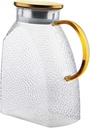 Bpa Insulated Water Pitcher Large Handle Glass Juice Pitcher for Cold Tea Iced Tea