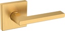 Baldwin 5162.Pass 5162 Passage Door Lever Set with R017 Rose from The Estate Collection - Lifetime Satin Brass