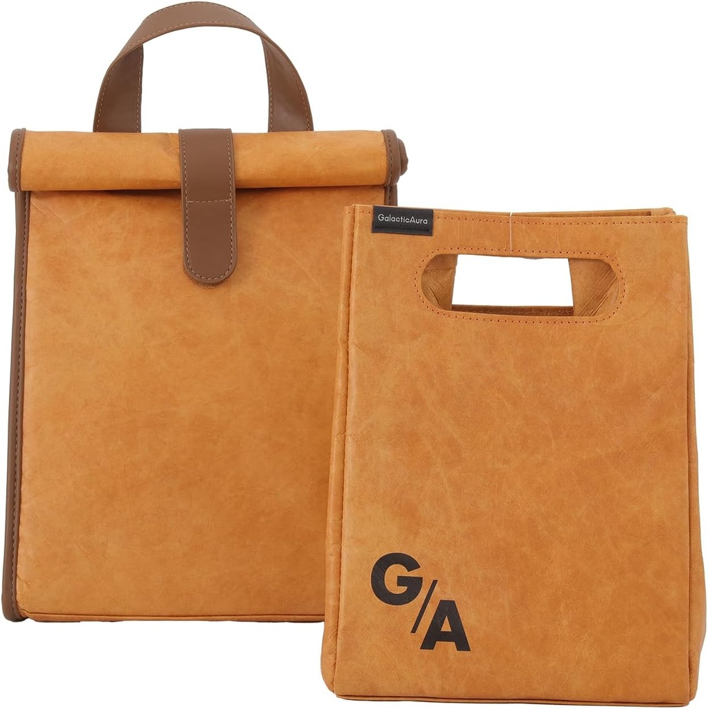 Two Lunch Bags Set, Large Capacity Lunch Bag For Women/Men, Water Resistant Insulated Lunch Bags, Easy to Carry Reusable Lunch Boxes For Work, Office, Picnic, Travel