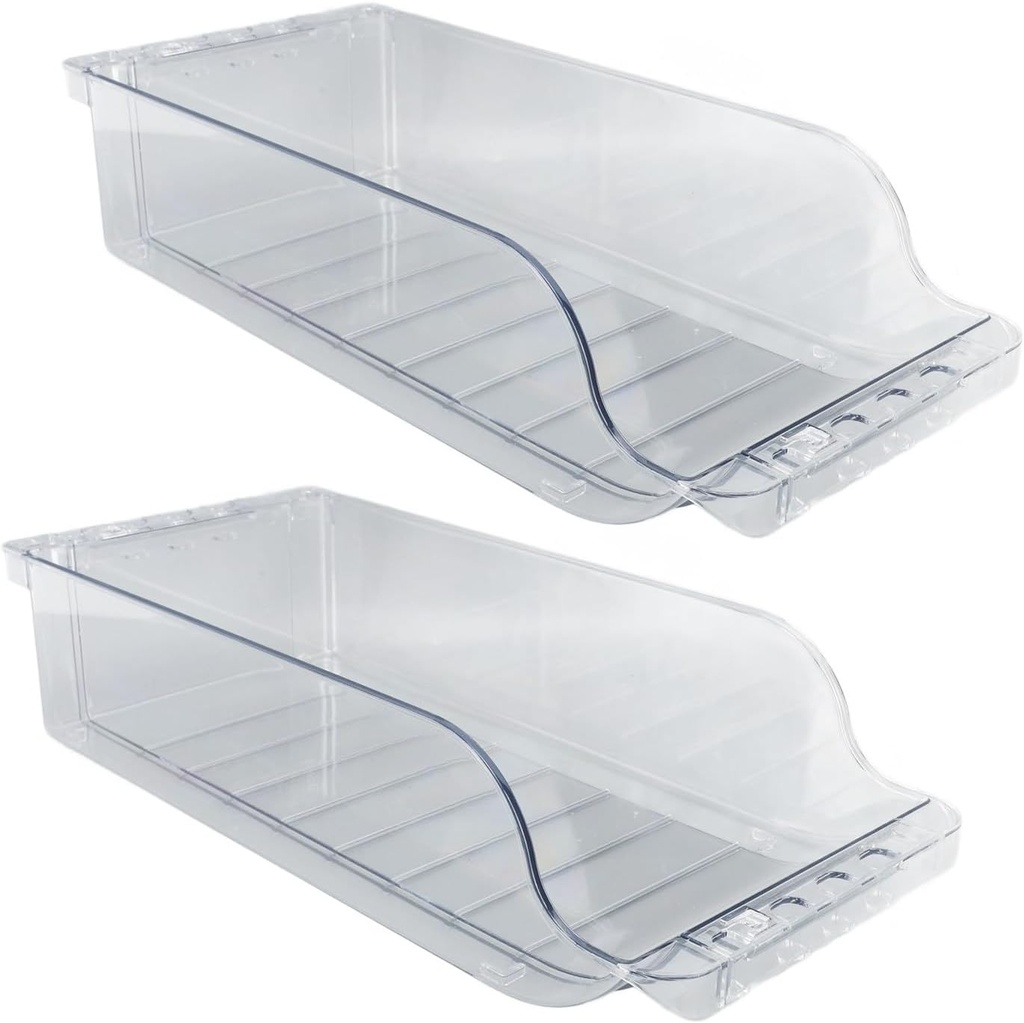 Topyond Soda Can Organizer, 2PCS Stretchable Drink Dispenser, Large Capacity Refrigerator Organizer, Canned Food Storage Holder, for Fridge and Pantry