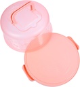 TOYANDONA Cake Keeper Cake Carrier Portable Transparent Baking Storage Box for Home Use Easy Locking Design -skid Bottom
