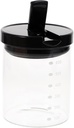 Airtight Glass Storage Jar Lid Premium Food Container for Grains Snacks and Cookies Glass 1.5L for Kitchen Storage and Organization