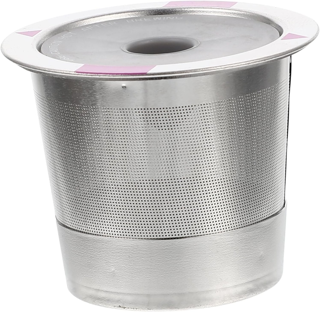 Homoyoyo Stainless Steel Cup Pod Filter Espresso Maker Filter Cup Reusable for Coffee