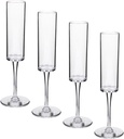 4pcs Clear Wine Goblets Elegant Cocktail Stemware for Weddings Anniversaries and Parties Unbreakable Design for Safe Enjoyment