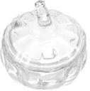 STOBAZA Glass Pumpkin Storage Jar Sealing Lid Candy Container for Cookies Sugar Spices and More Multi-functional Decorative Food Storage for Home and Kitchen