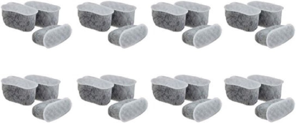 Nispira Activated Charcoal Water Filter Replacement Compatible with Capresso CoffeeTeam TS and CoffeeTeam GS Coffee Maker 4640.93-24 Filters