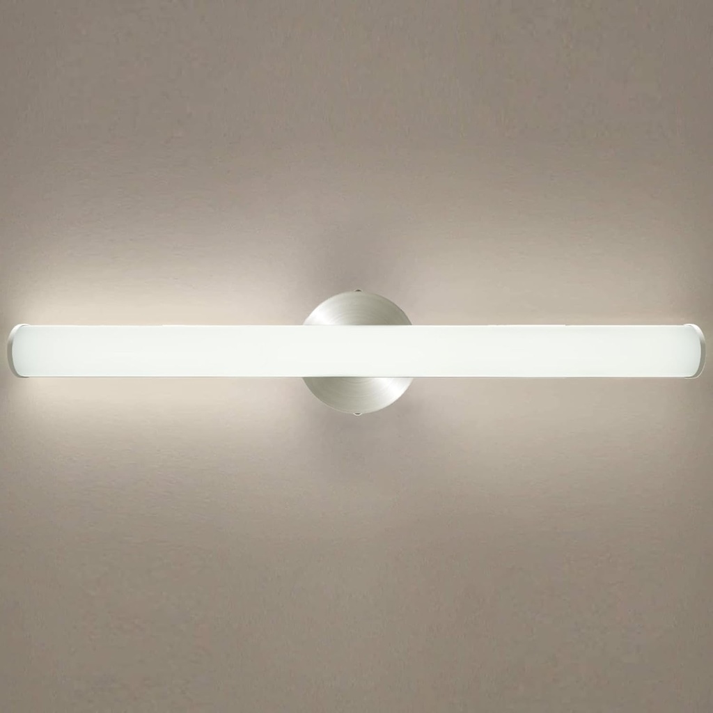 OOWOLF LED Bathroom Vanity Light, 16W 24inch Bathroom Lights Fixture,1600LM Led Vanity Lights Bar, 4000K Natural White Bath Wall Lighting Fixture Sconce Indoor, Vanity Light Fixtures Over Mirror