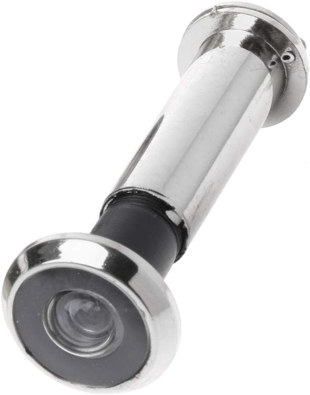 Hidden Security Door Viewer Peephole For Front Door With Privacy Cover Optical Glass Lens With Unobstructed View