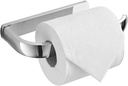 BESy Brass Toilet Tissue Paper Holder Polished Chrome Bathroom Accessories Fixtures Wall Mounted, Rust Protection