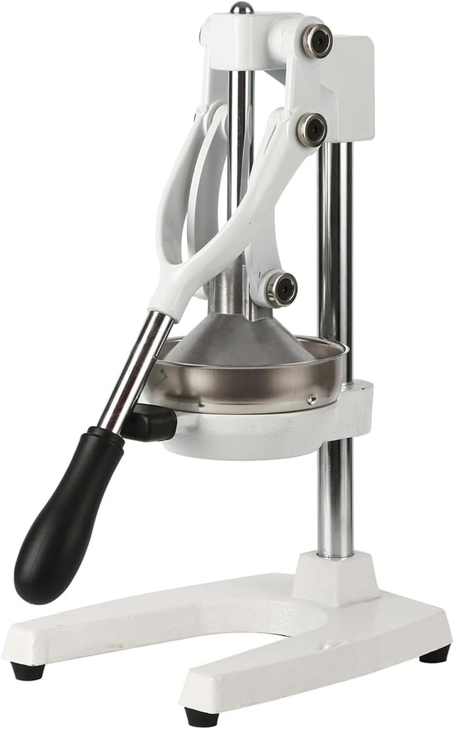 Hand Press Juicer Machine, Manual Citrus Juicer, Manual Squeeze Citrus Juicer - Large Fruit For Orange Lemon(A: White)